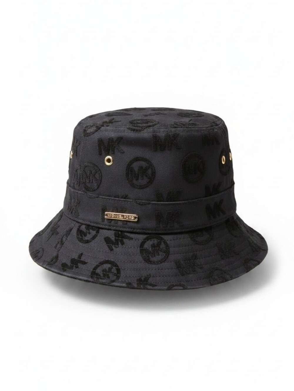 Michael Kors Nwot  Black Logo Jacquard Bucket Hat for Men